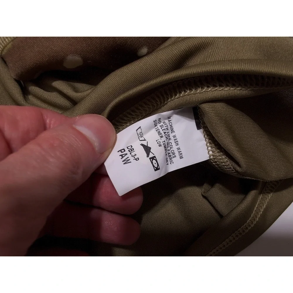 XGO Talon DBL 3 Performance Defense Base Layer Zip Combat Shirt Made USA Medium
